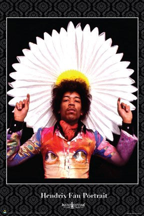 Jimi Hendrix Fan Portrait