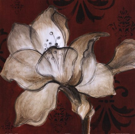 Amaryllis on Red II