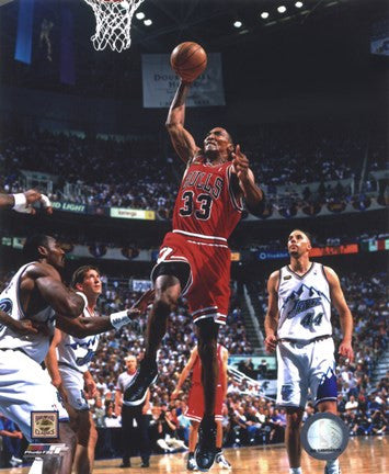 Scottie Pippen Game 2 of the 1998 NBA Finals Action