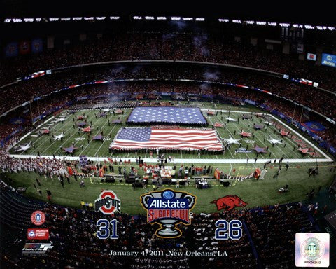 Ohio State Buckeyes Allstate Sugar Bowl Champions with Overlay