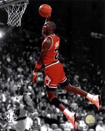 Michael Jordan 1990 Spotlight Action