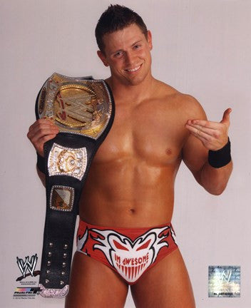 The Miz 2010 Posed with Championship Belt