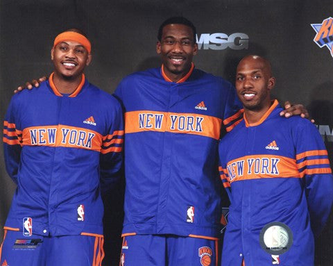 Amar'e Stoudemire, Chauncey Billups, & Carmelo Anthony  2010-11 Press conference