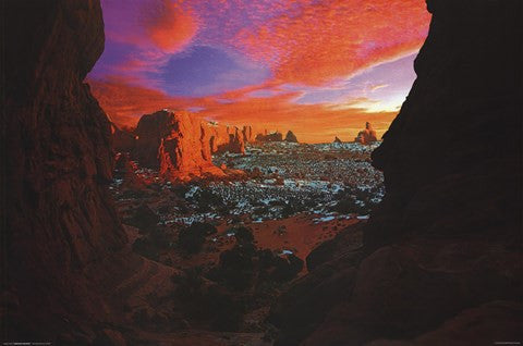 Utah - Rocky Buttes Canyon View