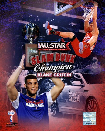 Blake Griffin 2011 NBA Slam Dunk Champion Portrait Plus