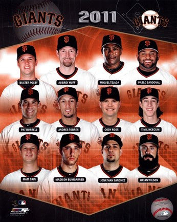 San Francisco Giants 2011 Team Composite