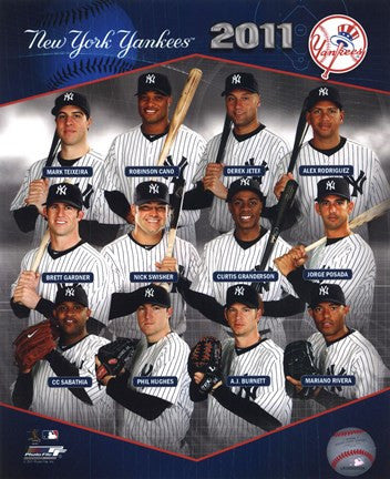 New York Yankees 2011 Team Composite