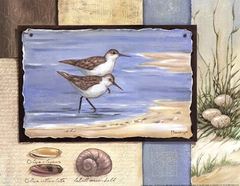 Sandpiper Collage I - mini