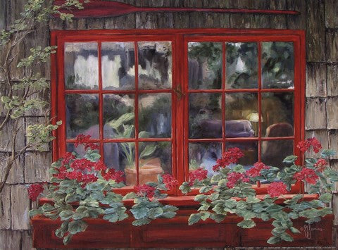 Window with Flowers I