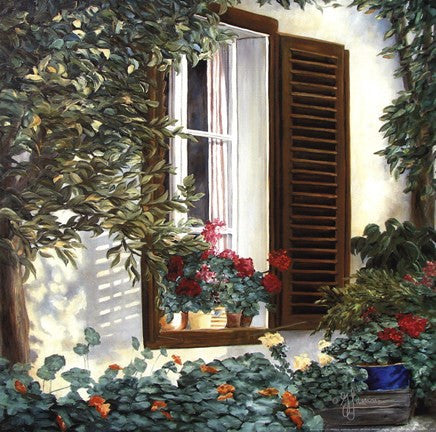 Window with Flowers II