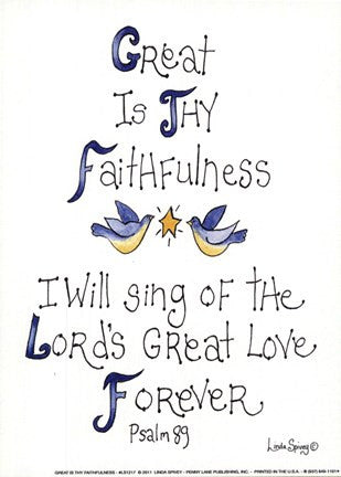 Great is Thy Faithfulness