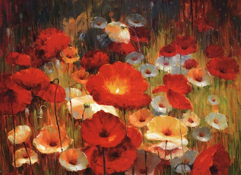 Meadow Poppies I