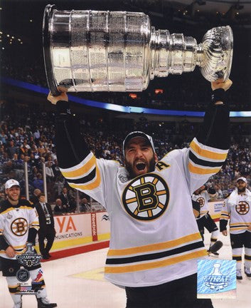 Patrice Bergeron with the Stanley Cup  Game 7 of the 2011 NHL Stanley Cup Finals(#45)