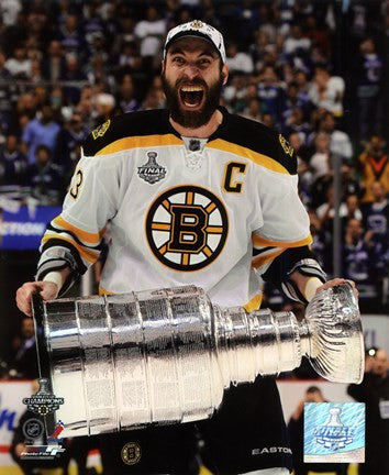 Zdeno Chara with the Stanley Cup  Game 7 of the 2011 NHL Stanley Cup Finals(#42)