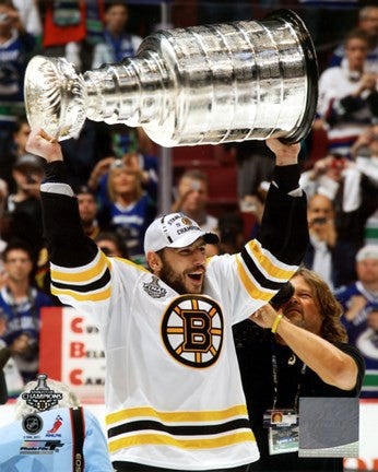 Milan Lucic with the Stanley Cup  Game 7 of the 2011 NHL Stanley Cup Finals(346)