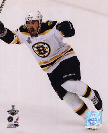 Brad Marchand Goal Celebration Game 7 of the 2011 NHL Stanley Cup Finals(#53)