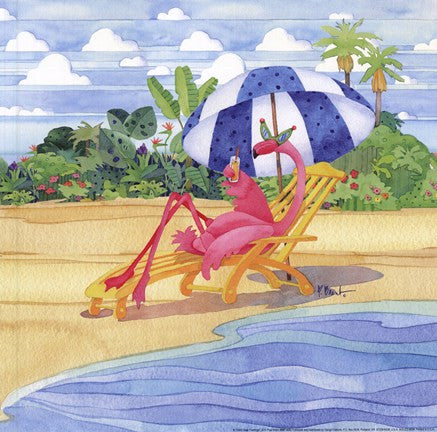 Deck Chair Flamingo