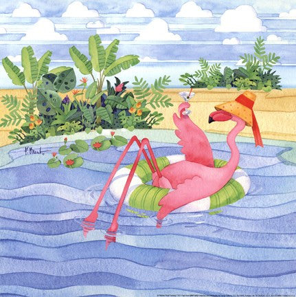 Martini Float Flamingo