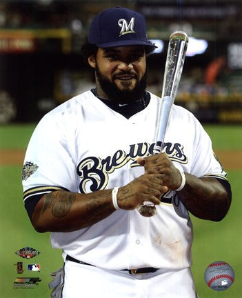 Prince Fielder with the 2011 All-Star Game MVP Award