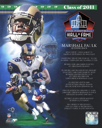 Marshall Faulk 2011 Hall of Fame Composite