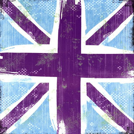 Union Jack Purple And Blue