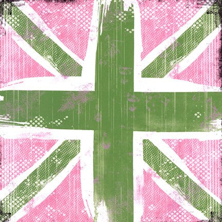 Union Jack Pink And Green