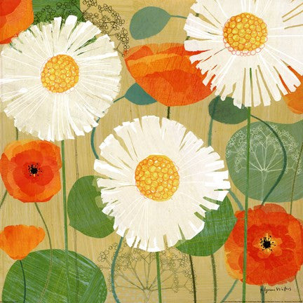 Daisies and Poppies II