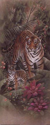 Tiger with Cubs