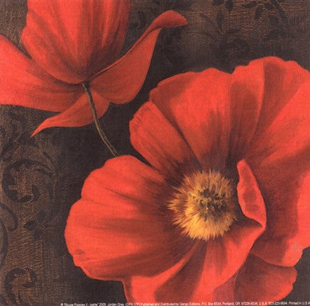 Rouge Poppies II - petite