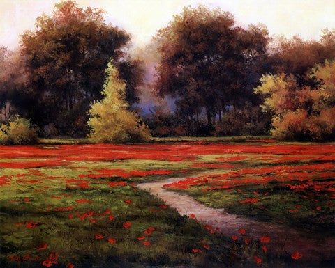 Autumn Poppies I