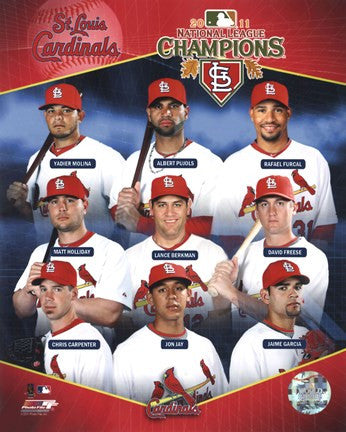 St. Louis Cardinals 2011 National League Champions Composite