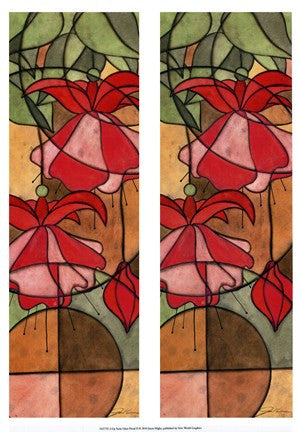 2-Up Stain Glass Floral II