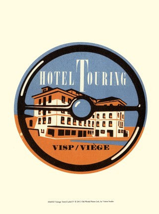 Vintage Travel Label IV