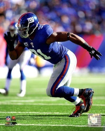 Justin Tuck 2011 Action