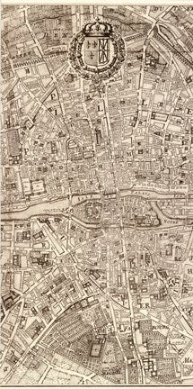 Plan de la Ville de Paris, 1715 (M)