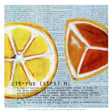 Citrus text - mini