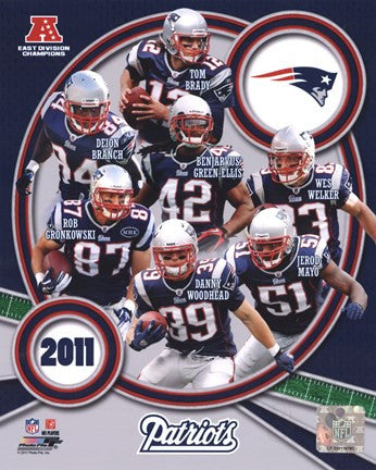 New England Patriots 2011 AFC East Division Champions Composite