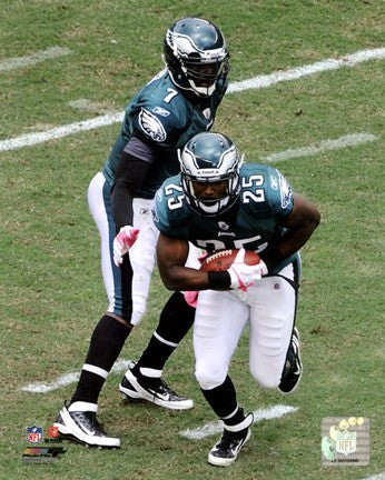 LeSean McCoy & Michael Vick 2011 Action