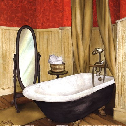 Red Farmhouse Bath II