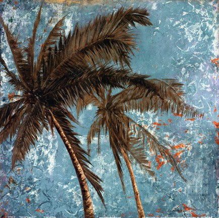 Palm on Tourquoise I