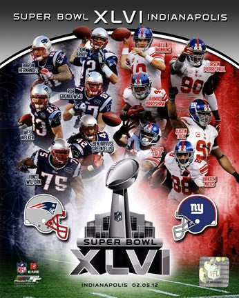 SuperBowl XLVI Match Up Composite