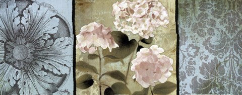 Pink Hydrangeas Panel II