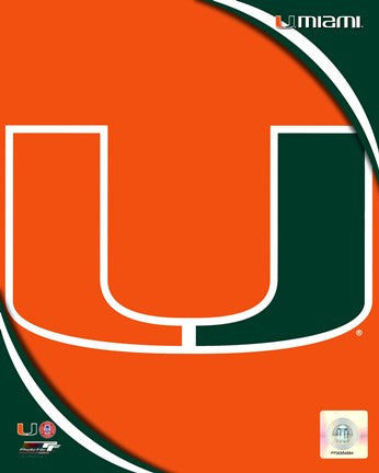 University of Miami Hurricanes Team Logo