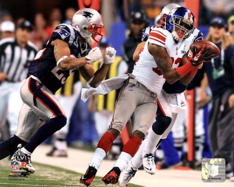 Mario Manningham Catch Super Bowl XLVI football