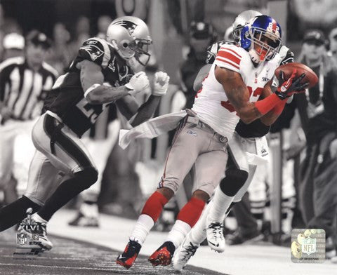 Mario Manningham Catch Spotlight Super Bowl XLVI