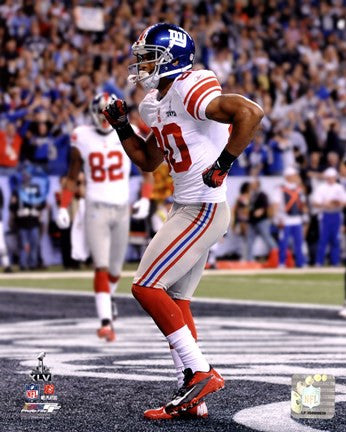 Victor Cruz Super Bowl XLVI Action