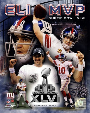 Eli Manning Super Bowl XLVI MVP Composite