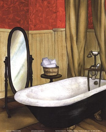 Red Farmhouse Bath II