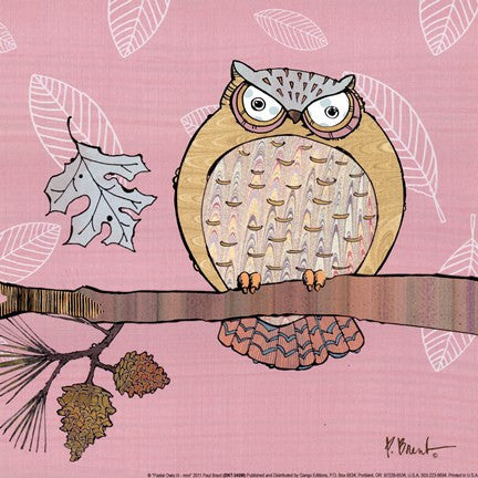 Pastels Owls III - mini