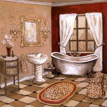 Leopard Florentine Bath